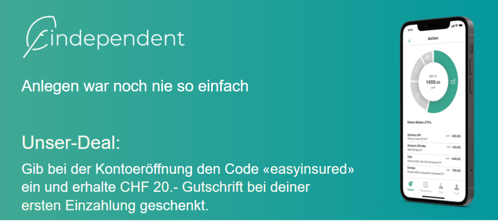 easyinsured.ch findependent 
